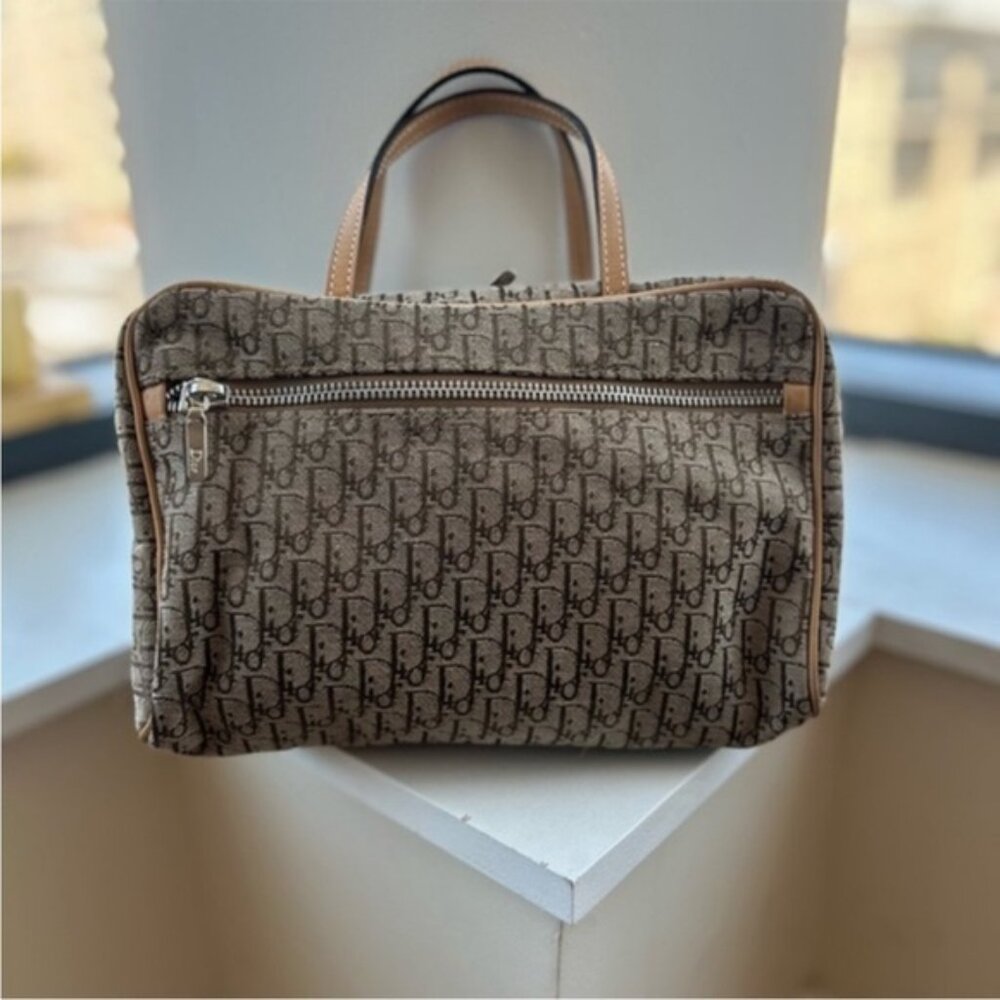 Dior Tan Monogram Toiletry Bag